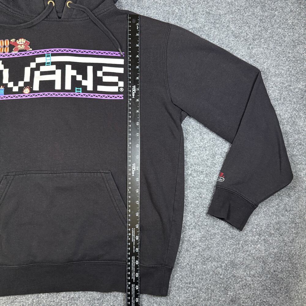 Vans x Nintendo NES Donkey Kong Hoodie Black Sweatshirt Size Medium RARE 2016 - Picture 10 of 10